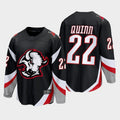 B.Sabres #22 Jack Quinn Player Fanatics Black Alternate Premium Hockey Jerseys